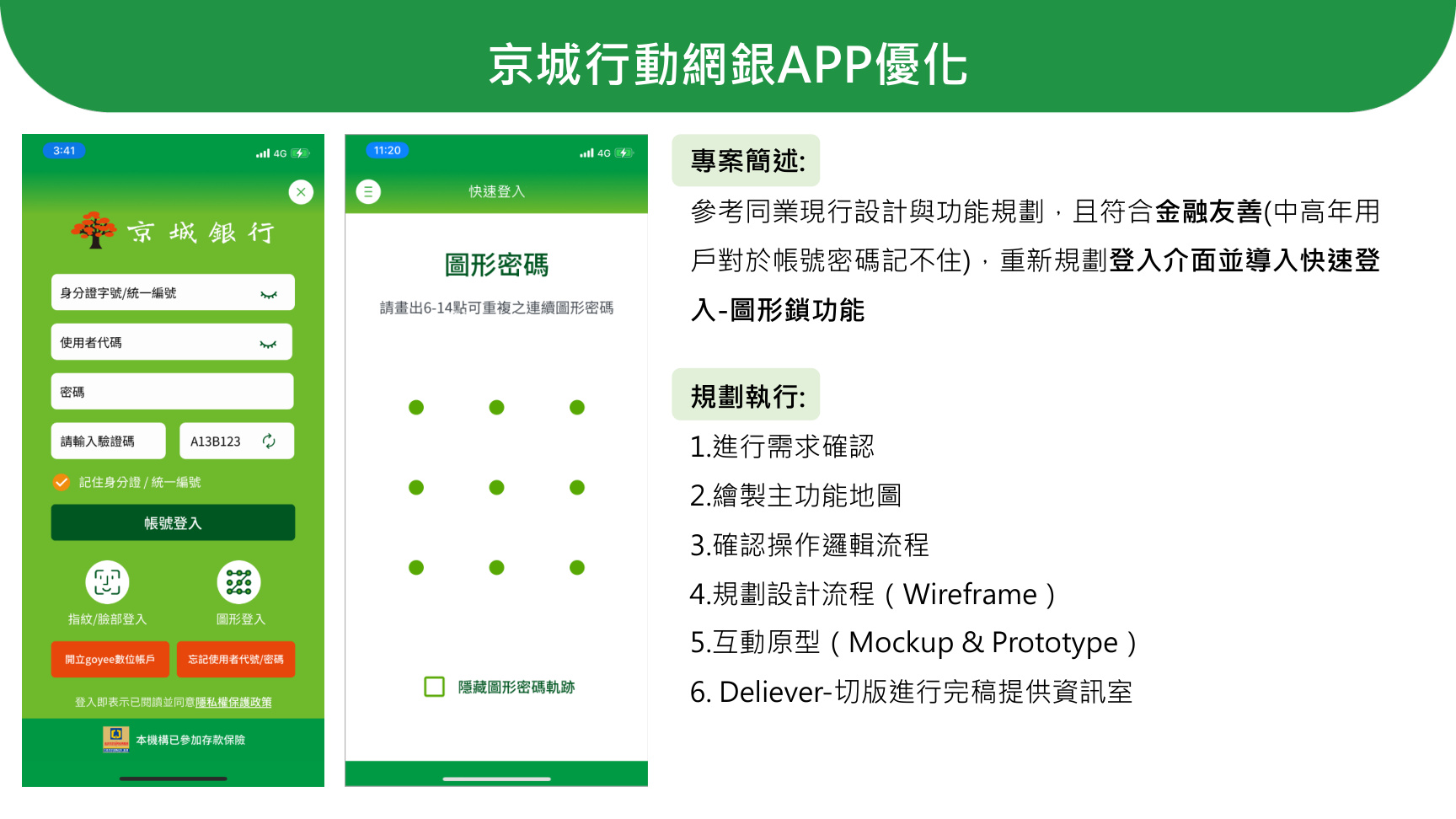 行動網銀 APP 優化